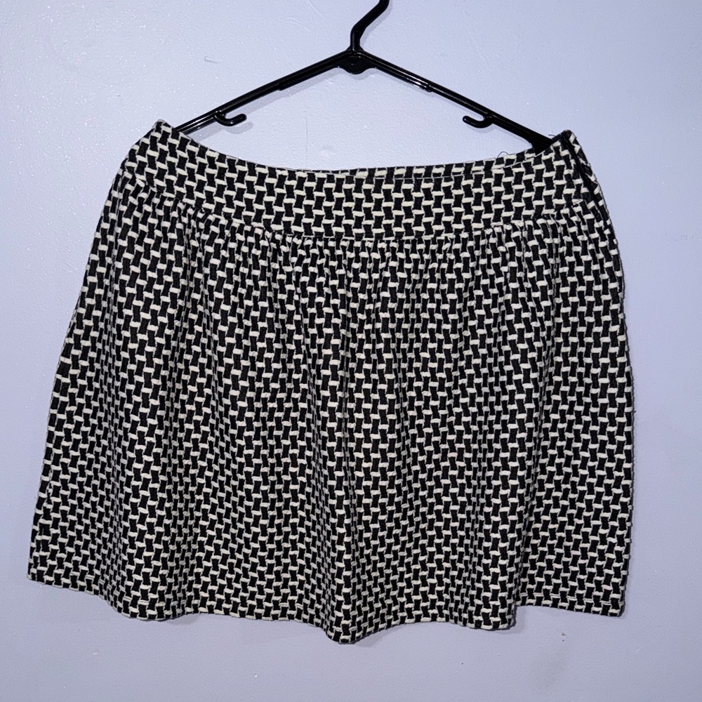 Vintage Black and White Women's Skirt